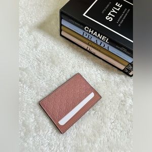 Microguccissima Pattern Leather Card Holder